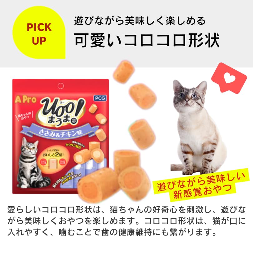 Amazon.co.jp: A Pro 猫用おやつ Uoo!まうま 4種 10g×9本 36袋セット